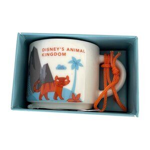 Disney Parks Starbucks Animal Kingdom Mini Mug Ornament You Are Here Series